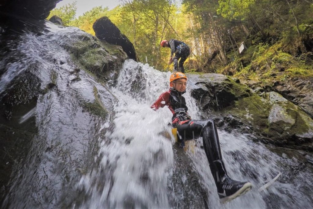 Jumps, slides and abseiling - Canyoning Saalbach Hinterglemm